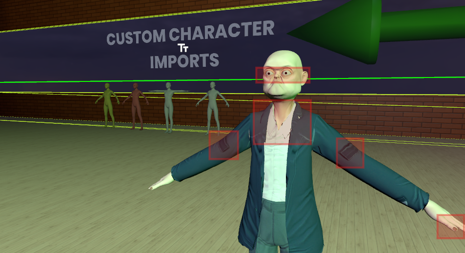 Early s&box import test pass for the reused character work