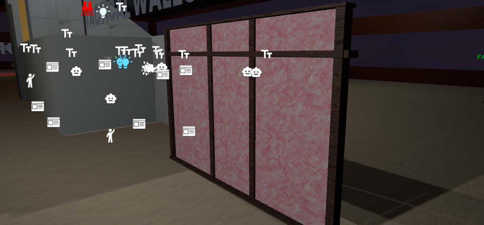 Framed tactical wall panel showing the new insulation surface