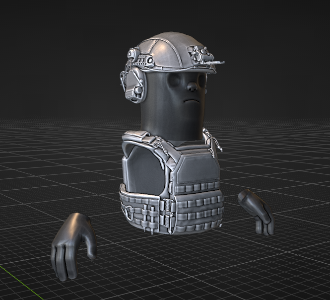Basic modular tactical vest and helmet kit preview